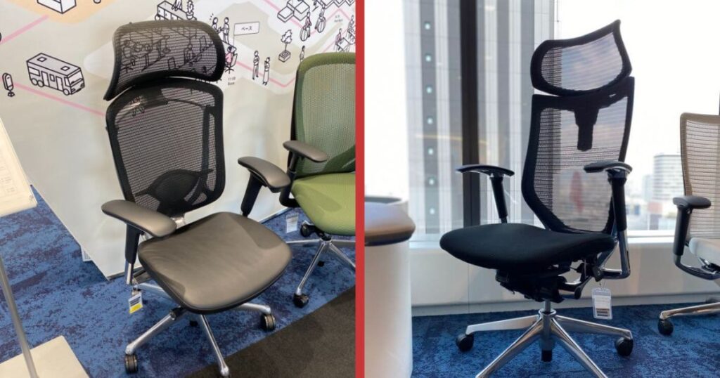 コンテッサセコンダとバロンチェアの見た目の比較画像
