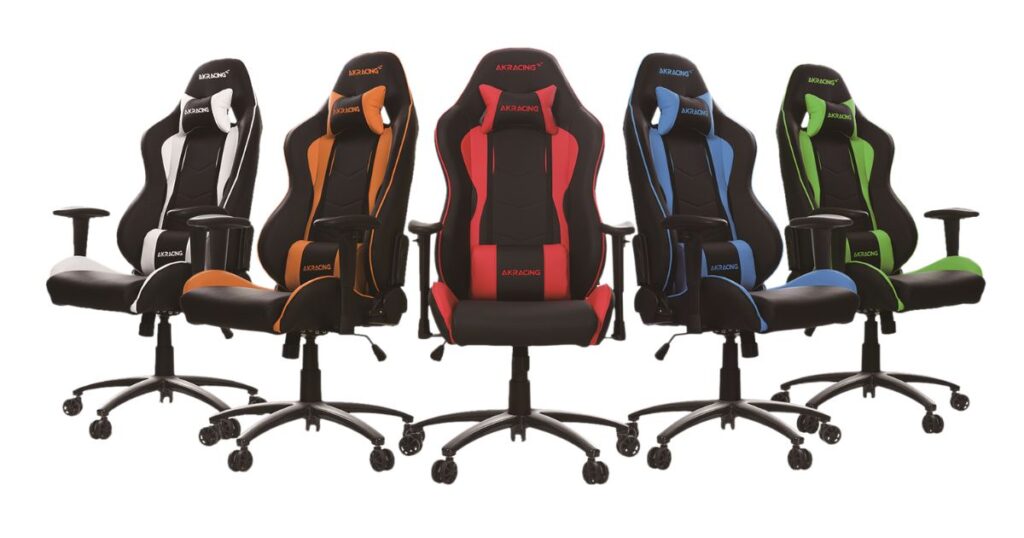 AKRacing Nitro V2のカラーラインナップ（公式より引用）