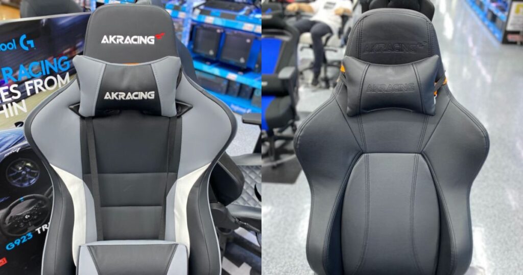 左：AKRacing Pro-X V2、右：AKRacing Premium