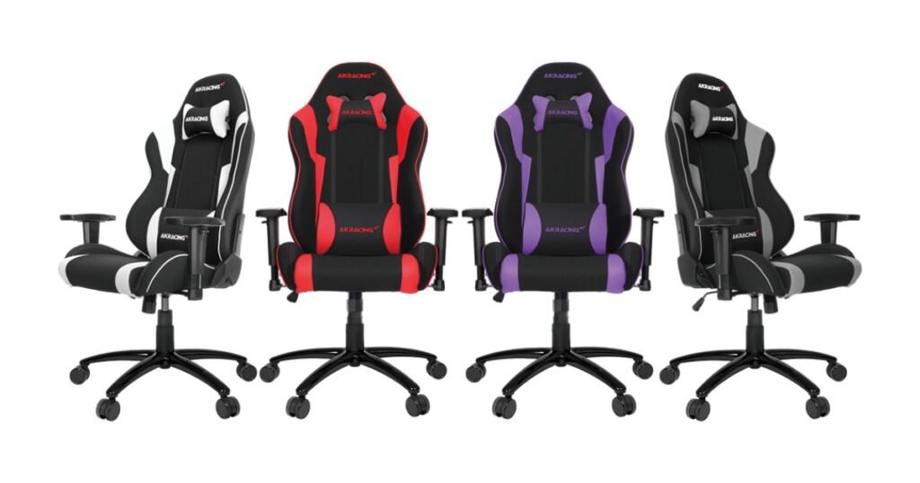 AKRacing Wolfのカラーバリエーション（公式より引用）