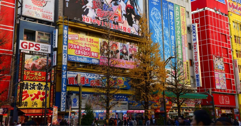 秋葉原の街並み