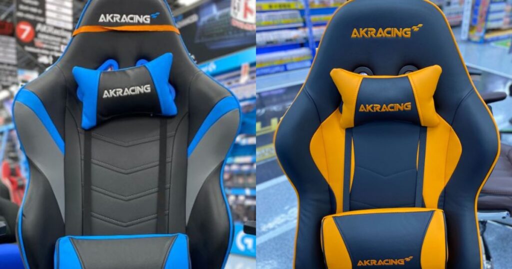左:AKRacing Overtureと右:AKRacing Nitro
