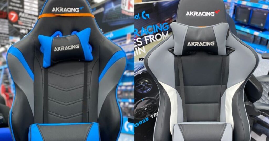 正面から見たAKRacing OvertureとPRO-X V2