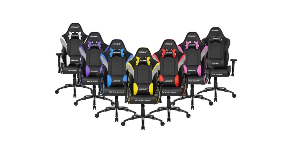 AKRacing Overtureのカラーラインナップ(公式より引用)
